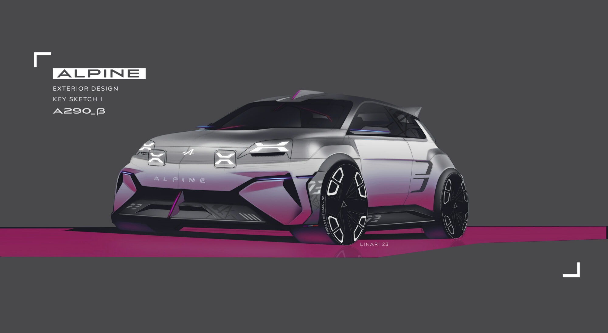A290_β Show-car - Sketches design