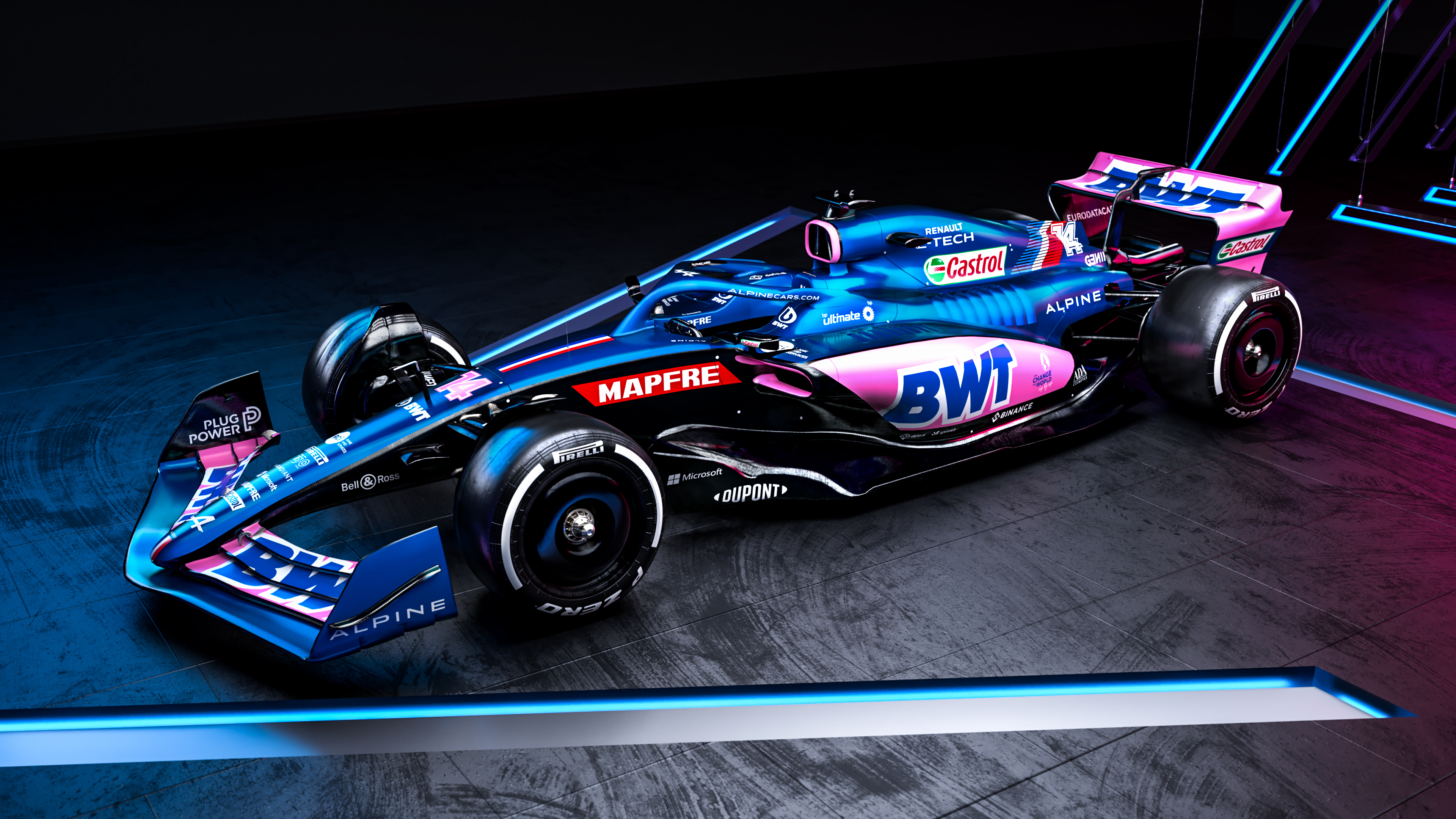 BWT Alpine F1 Team reveals striking A522 to the world as new
